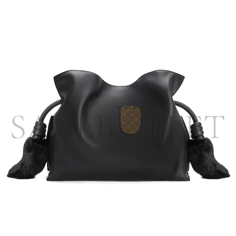 LOEWE MEDIUM LION INTARSIO FLAMENCO CLUTCH IN CALFSKIN A411FC1XF1 (30*24.5*10.5cm)